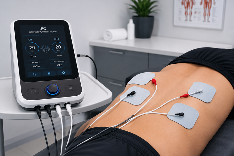 Interferential current therapy